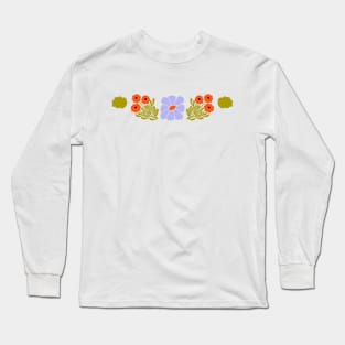 Artistic floral design Long Sleeve T-Shirt